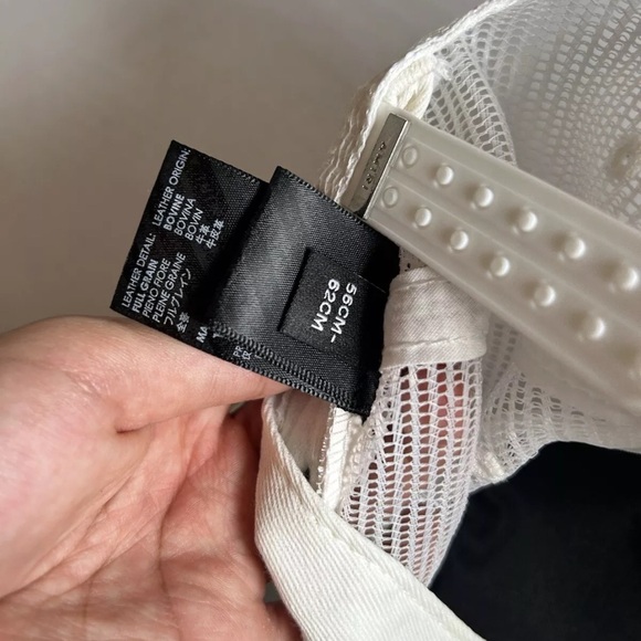 Amiri Cap Hat Zig Zag White Black Size: ONE SIZE - Picture 6 of 14